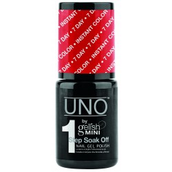 UNO by GELISH MINI "Traffic Stopper", 5 ml - однофазный гель-лак "Красный свет"